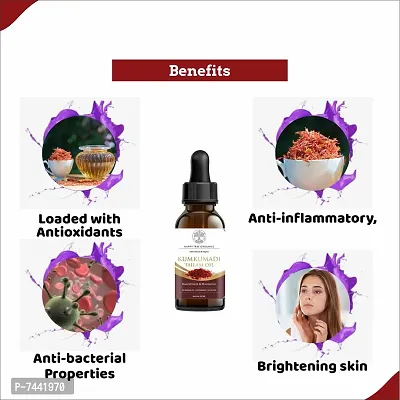 Kumkumadi Face Oil Pure And Natural Kumkumadi Tailam Night Beauty Elixir30 ml  Pack Of 1-thumb0