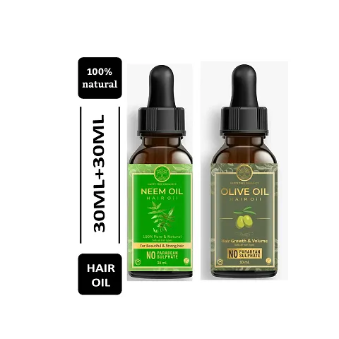 Happy Tree Organics Hair Oil (Pack Of 2)