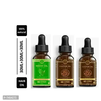 Happytree Organics Neem Oil+  Castor Oil + Castor Oil-thumb0