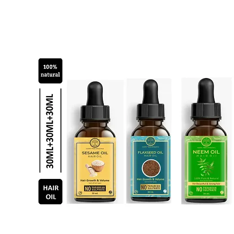 Happy Tree Organics Hair Oil (Pack Of 3)