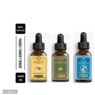 Happytree Organics Neem Oil+  Sesame Oil + Virgin Coconut Oil-thumb0