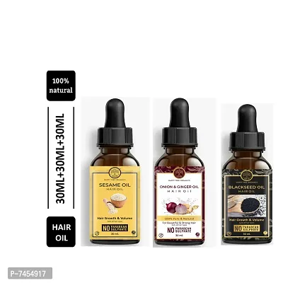 Happytree Organics Sesame Oil+  Olive Oil + Blackseed Oil