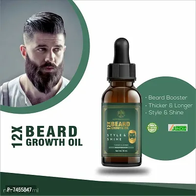 Happytree Organics 12x Powerfull Beard Growth Oil  30 ml-thumb0