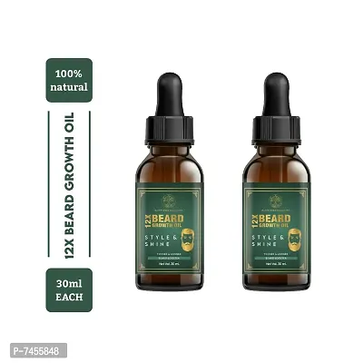 Happytree Organics 12x Powerfull Beard Growth Oil 60 ml