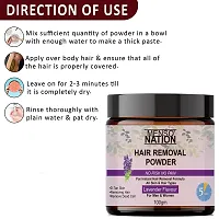 Mensonation Hair Removal Powder For Removing Hairs And D-Tanning For Legs, Forearms,Chest,Back Lavender Flavour - Pack Of 3, 100 Grams Each-thumb2