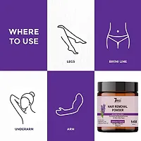 7Rings Botanics Hair Removal Powder For Removing Hairs And D-Tanning For Legs, Forearms, Chest, Back Lavender Flavour Back- Pack Of 2, 100 Grams Each-thumb2