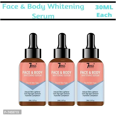7Rings Whitening Serum For Face And Body For Whitening And Brightening Of The Face And Body Tanning -Pack Of 3, 30 Ml Each-thumb0