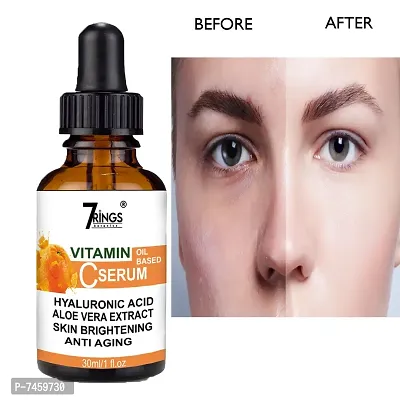 7Rings Vitamin C Face Serum With 20% Vitamin C For Skin Brightening And Whitening -30 Ml
