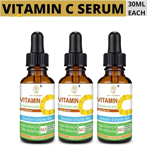 Happy Tree Organics Vitamin C Face Serum For Skin Brightening And Whitening (Pack Of 3)