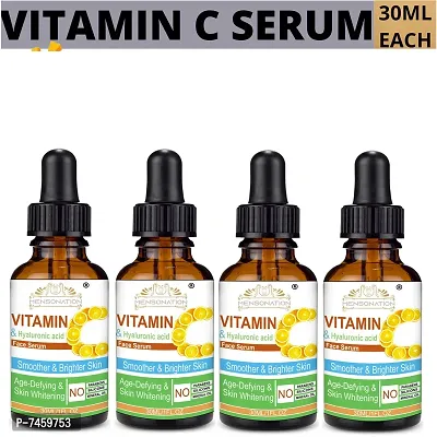 Happytree Organics Vitamin C Face Serum With 20% Vitamin C For Skin Brightening And Whitening -Pack Of 4, 30 Ml Each-thumb0