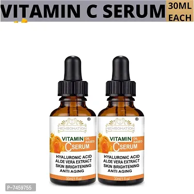 Happytree Organics Vitamin C Face Serum With 20% Vitamin C For Skin Brightening And Whitening -Pack Of 2, 30 Ml Each-thumb0