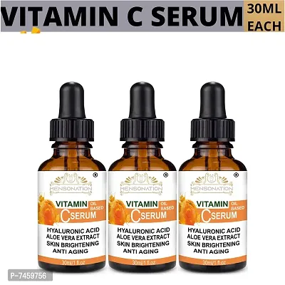 Happytree Organics Vitamin C Face Serum With 20% Vitamin C For Skin Brightening And Whitening -Pack Of 3, 30 Ml Each