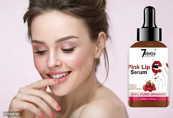 7Rings Botanics Pink Lip Serum For Smoothening Of Lips, Glossy, Shiny And Softness Of Lips With Fruity Flavour For Moisturizing And Nourishing Effect For Men And Women -30 Ml-thumb0