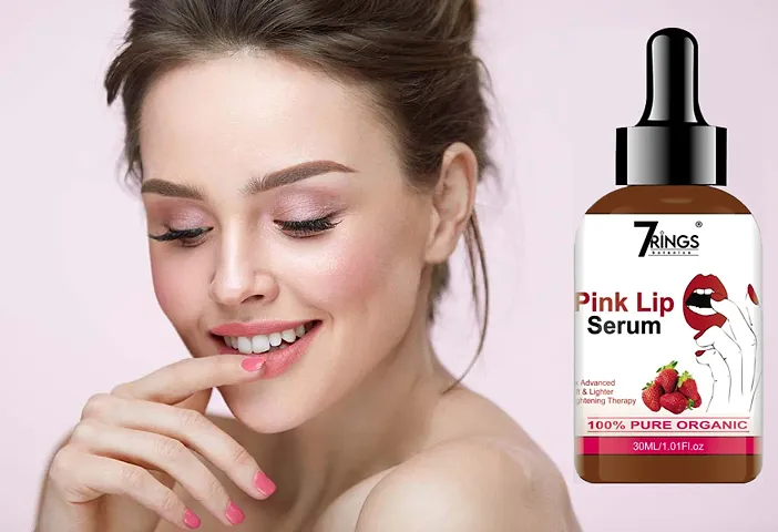 Pink Lip Serum For Smoothening Of Lips