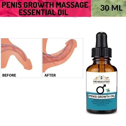 MENSONATION Natural And Organic Penis Growth Oil (Pack Of 1)