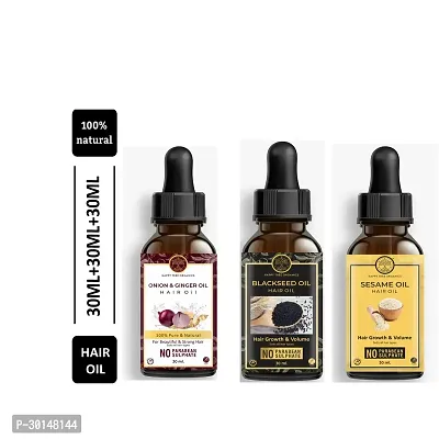 Happytree Organics On and Ginger Oil+  Blackseed Oil + Sesame Oil