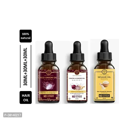 Happytree Organics Red Onion Oil Oil+  Red Onion Oil Oil + Sesame Oil