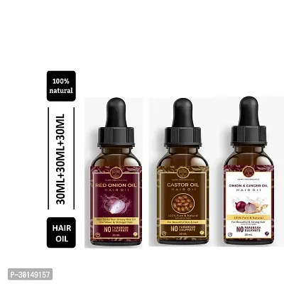 Happytree Organics Red Onion Oil Oil+  Blackseed Oil + OniRed Onion Oil Oil