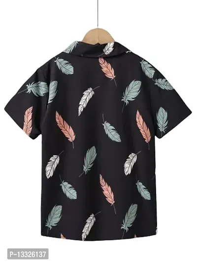 CLOTH BUCKET Boy's Printed Lycra Fabric Shirt-thumb2