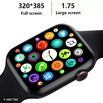 T500 Black Bluetooth /Calling Watch, HD Touch 1.67 Display, 20+ Watch Faces Smartwatch  (Black Strap, 1.65 Inch Large Display)-thumb0