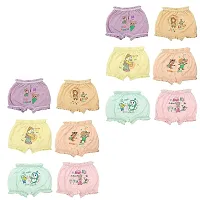 Girls 100% Cotton Assorted Printed Underwear Size 8