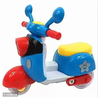 Littlewish Scooter Unbreakable Car Toy Set (Multicolor, Pack Of 1)