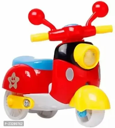 Littlewish Scooter Unbreakable Car Toy Set (Multicolor, Pack Of 1)-thumb0