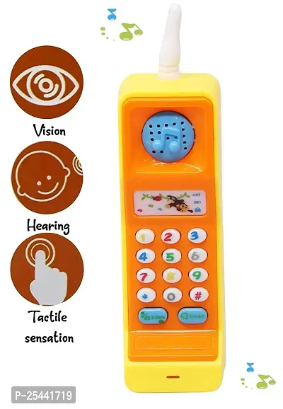 Musical Mobile Phone Toy for Kids Cellphone Telephone Toys Music with Light  Sound Toys for Babies - Multicolor