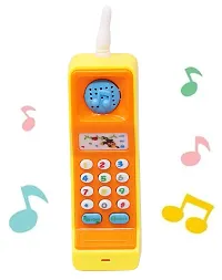 Musical Mobile Phone Toy for Kids Cellphone Telephone Toys Music with Light  Sound Toys for Babies - Multicolor-thumb1