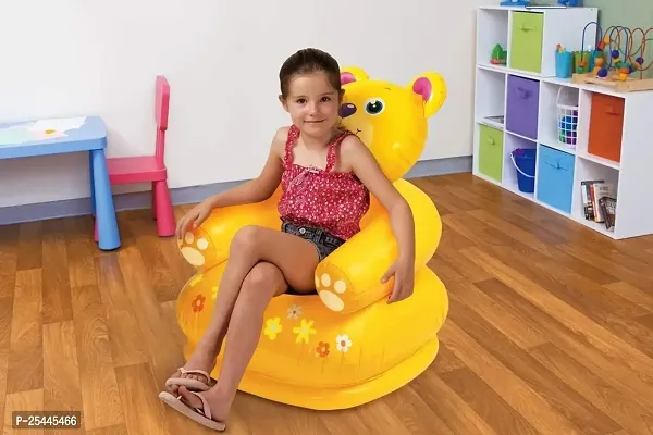littewish Happy Animal Bear Plastic Chair Assortment (Multicolor)-thumb3
