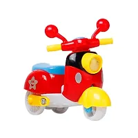 Littelwish Push and Go Mini Scooter for Kids Motorcycle Friction Powered Crawling Vehicle Toys for Kids Baby Boys and Girls(Multicolor)-thumb1