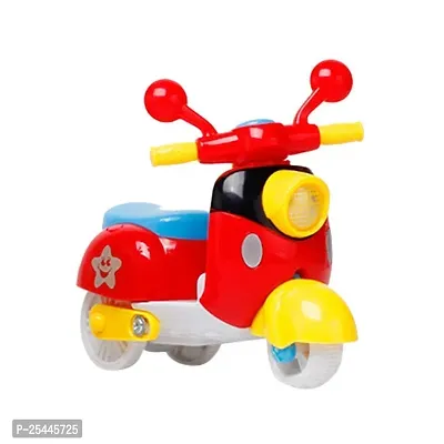 Littelwish Push and Go Mini Scooter for Kids Motorcycle Friction Powered Crawling Vehicle Toys for Kids Baby Boys and Girls(Multicolor)-thumb2