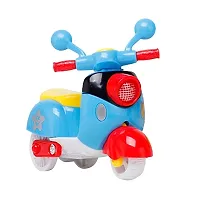Littelwish Push and Go Mini Scooter for Kids Motorcycle Friction Powered Crawling Vehicle Toys for Kids Baby Boys and Girls(Multicolor)-thumb3