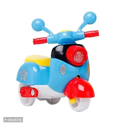 Littelwish Push and Go Mini Scooter for Kids Motorcycle Friction Powered Crawling Vehicle Toys for Kids Baby Boys and Girls(Multicolor)-thumb4