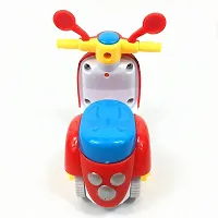 Littelwish Push and Go Mini Scooter for Kids Motorcycle Friction Powered Crawling Vehicle Toys for Kids Baby Boys and Girls(Multicolor)-thumb2