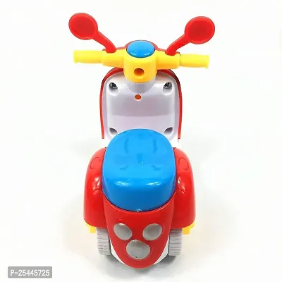 Littelwish Push and Go Mini Scooter for Kids Motorcycle Friction Powered Crawling Vehicle Toys for Kids Baby Boys and Girls(Multicolor)-thumb3