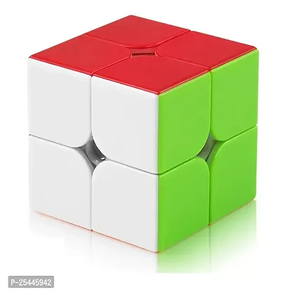 Littelwish  Drift 2x2 Stickerless Magic Speed Cube for Kids  Adults Speedy Brainstorming Puzzle (Multicolor)-thumb2