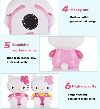 Littelwish Cute Cartoon Character Small Coin Box Piggy Bank Money Saving Bank for Kids(Hello Kitty)-thumb3