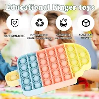 Littelwish Fidget Popping Sounds Toy, BPA Free Silicone, Push Bubbles Toy for Autism Stress Reliever, Sensory Toy Pop It Toy-thumb3