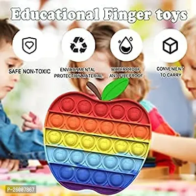 Littelwish Pop It Fidget Toys Push Pop Bubble Fidget Sensory Toy Autism Special Needs Silicone Stress Relief Toy-thumb2