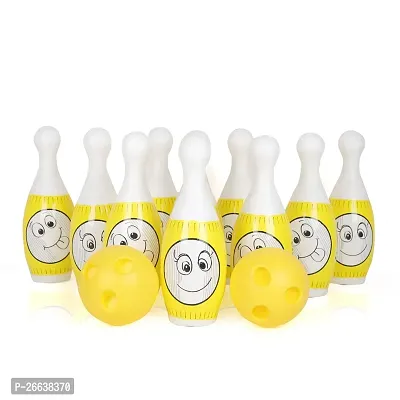 Littelwish Bowling Game for Kids 10 Pin 2 Balls Bowling Set for Kids Games Indoor Outdoor Play for Boys Girls-thumb0