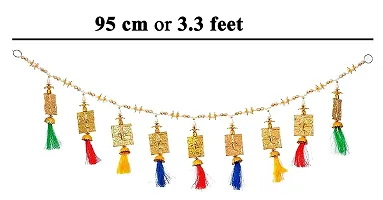 Saugat Traders Door Hanging Toran for Home Decoration -Toran for Main Door-Wedding Decoration (3 Feet, Multicolour)-thumb3