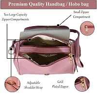Lookool Handbag for Girls, Women - Messenger/Shoulder Bag - Stylish Trendy Classic Tote Handbag with Zipper Closure (Green)-thumb2