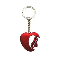 Saugat Traders Love Gift for Girlfriend, Boyfriend, Husband, Wife - Chocolate with Small Teddy and Love Key Chain - Valentine Day - Anniversary - New year - Christmas Gift-thumb1