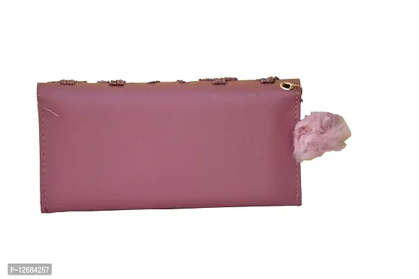 Amazon.com: Small Leather Wallet for Women Girls Credit Card Holder Purse  Pink : Clothing, Shoes & Jewelry