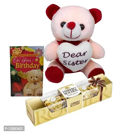Saugat Traders New Year Gift for Girlfriend, Boyfriend - Chocolate, Soft  Teddy and Greeting Card - Gift for Boys, Girls - Surprise Gift