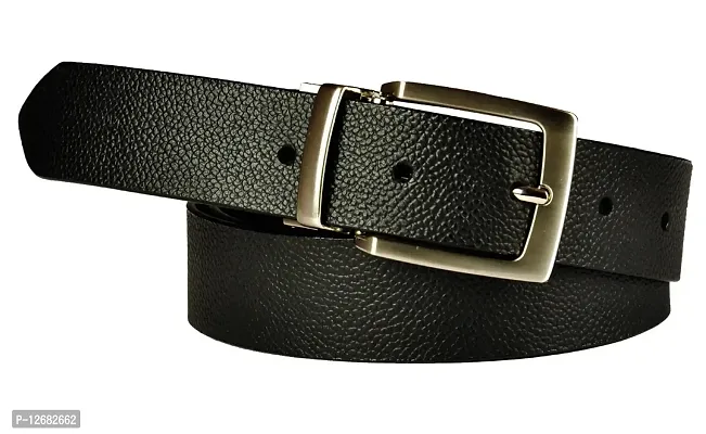 Saugat Traders Leather Belt For Men & Boys Reversible Black and Brown