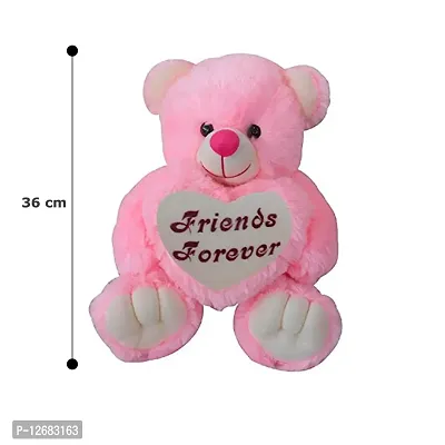 Saugat Traders Friends Forever Teddy Bear - Pink-thumb2