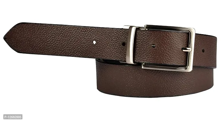 Saugat Traders Reversible Genuine Leather Belt For Men & Boys - Size 42-thumb2