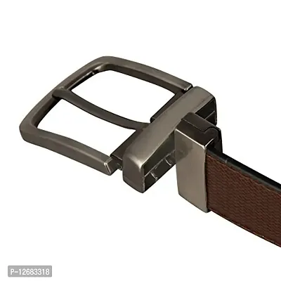 Leather Belt For Men  Boys Reversible Black and Brown-thumb3